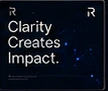 Clarity creates impact social media tile
